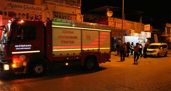 Adana’da eczane kundaklandı