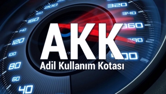 Adil Kullanım Kotası kalkıyor