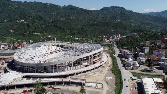 Adını fındıktan alan 'Çotanak Stadı' yıl sonu tamamlanacak