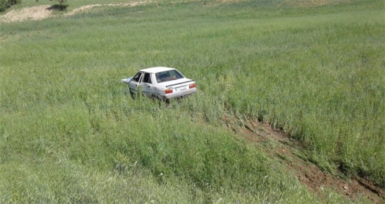 Adıyaman'da otomobil tarlaya uçtu: 4 yaralı