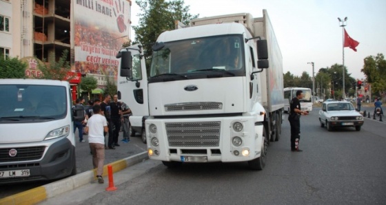 Adıyaman’da şüpheli TIR alarmı