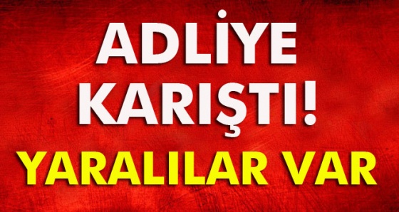 Adliye önünde kavga: 7 yaralı