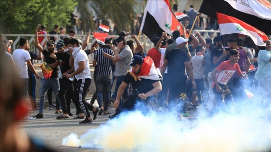 Af Örgütü: Irak'taki gösterilerde İran yapımı ölümcül gaz bombası tespit edildi