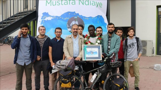 'Afrika'dan selam' diyerek yola çıktı, 5 bin kilometre pedal çevirdi