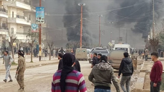 Afrin'de bomba yüklü tankerle terör saldırısı: 20 ölü