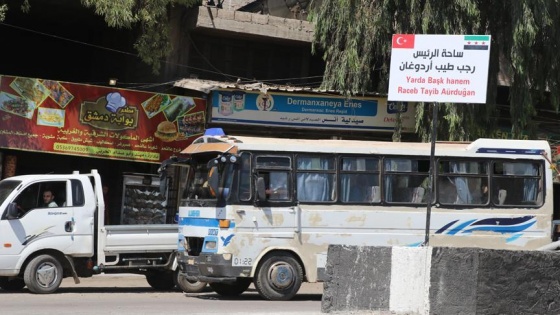 Afrin'de bulvarlara Erdoğan ve Zeytin Dalı isimleri verildi