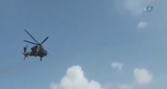 Ağrı'da helikopterli terör operasyonu kamerada