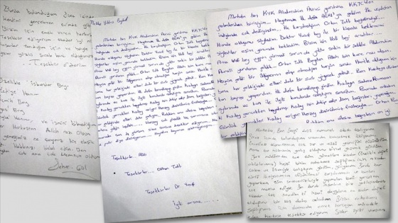 Ağrı'da karantinaya alınan vatandaşlar memnuniyetlerini mektuplarla anlattı