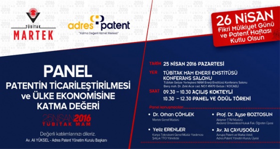 Akademisyenler patentin ülke ekonomisine katma değerini değerlendirecek