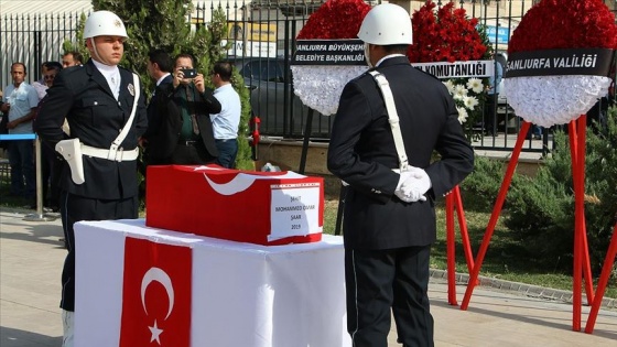 Akçakale'de şehit olan Muhammed bebek ve Cihan Güneş için tören