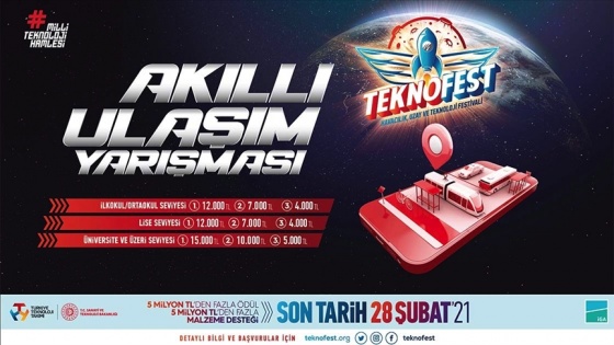 Akıllı ulaşımda 'sınırları zorlayan projeler' TEKNOFEST'te yarışacak