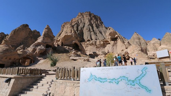 Aksaray'daki peri bacalarına ilgi artıyor