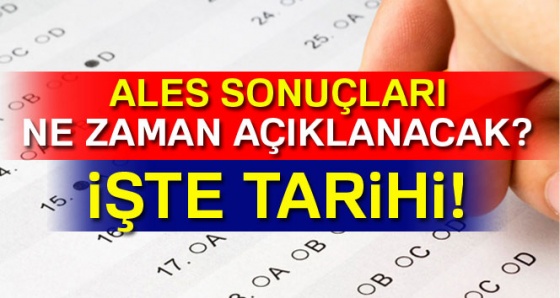 ALES sonuçları ne zaman açıklanacak? 2017 ALES açıklanma tarihi belli oldu