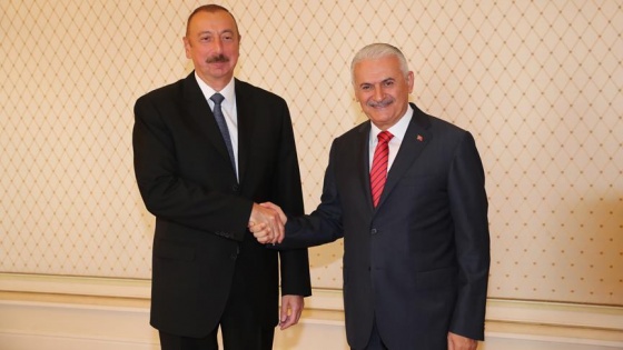 Aliyev, TBMM Başkanı Yıldırım'ı kabul etti