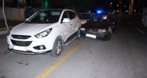 Alkollü sürücü zincirleme kazaya yol açtı