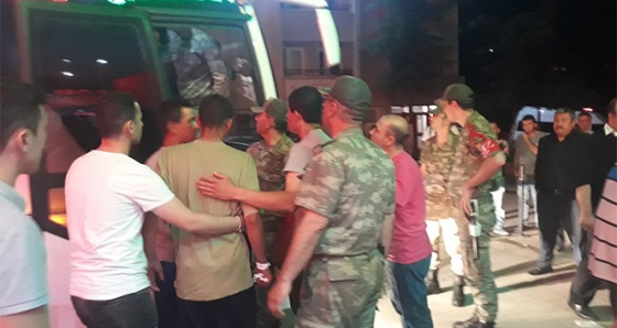 Amasya 15'inci Piyade Tugayında askerler hastaneye kaldırıldı