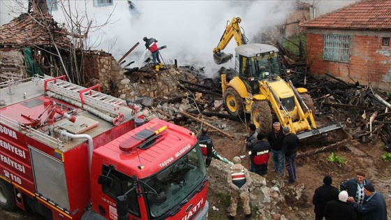 Amasya'da yangın: 2 ölü