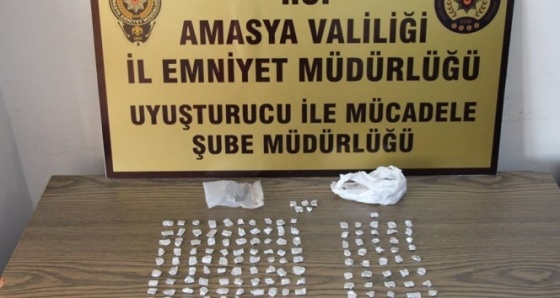 Amasya polisinden uyuşturucu operasyonları: 8 tutuklama