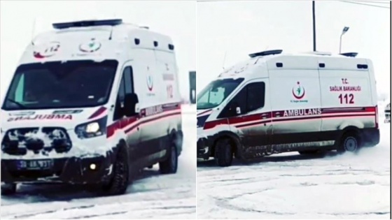 Ambulansla drift atan sürücüye soruşturma