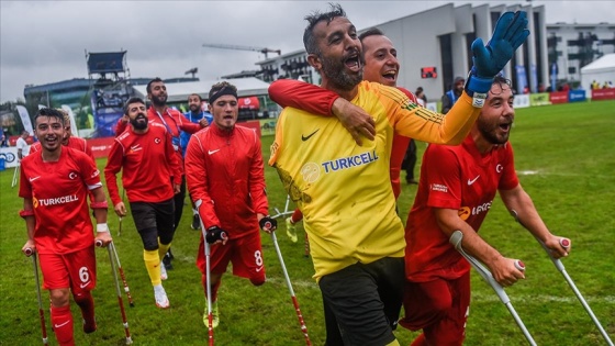 Ampute Futbol Milli Takımı, Avrupa Şampiyonası'nda finalde