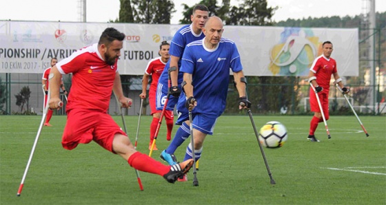 Ampute Milli Takımı Almanya'yı 7-0 yendi