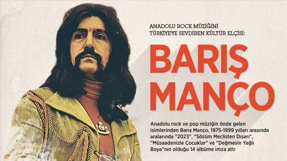'Anadolu rock müziğini Türkiye'ye sevdiren kültür elçisi: Barış Manço'