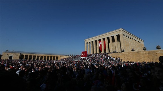 Anıtkabir'de Cumhuriyet coşkusu