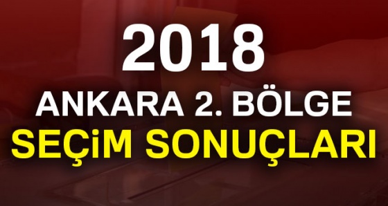 Ankara 2. Bölge Seçim Sonuçları, 2018 Genel seçim sonuçları