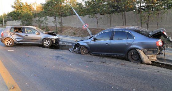 Ankara Altındağ'da trafik kazası: 2 yaralı