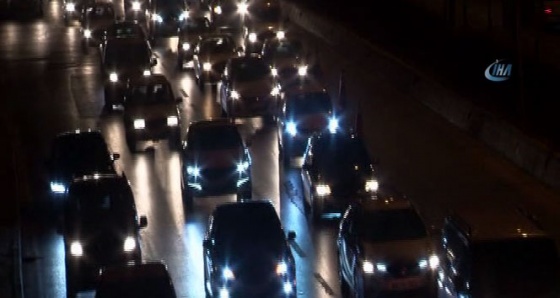 Ankara’da bayram dönüşü trafiği