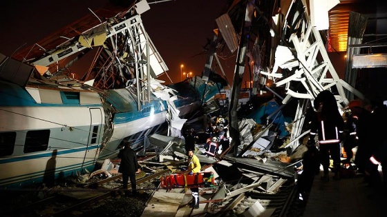 Ankara'da hızlı tren kazası: 4 ölü, 43 yaralı