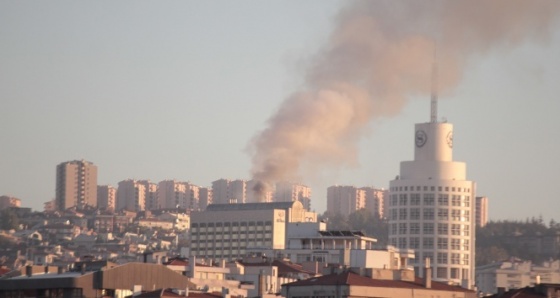 Ankara Hilton Otel'de yangın