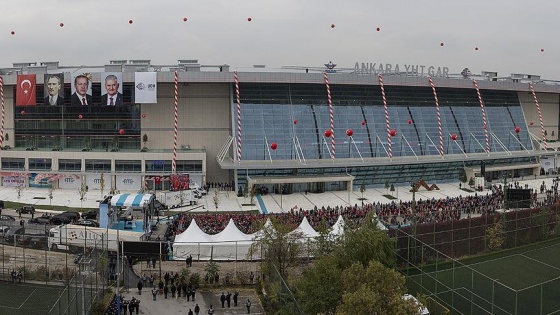 Ankara YHT Garı'nda tarifeli seferler yarın başlıyor