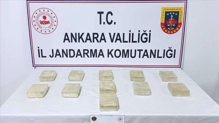 Ankara'da 5 kilo 500 gram eroin ele geçirildi