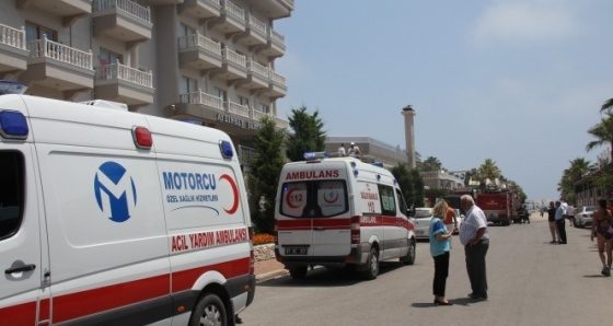 Antalya’da 5 yıldızlı otelin hamamında yangın paniği