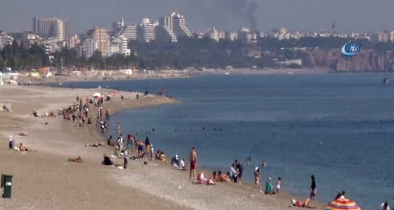 Antalya’da Kasım ayında deniz keyfi