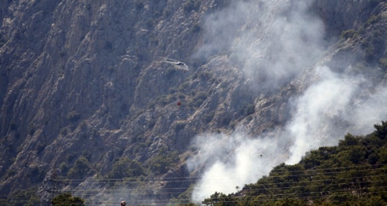 Antalya’da orman yangını söndürüldü