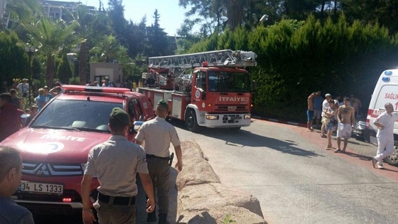 Antalya'da otel yangını