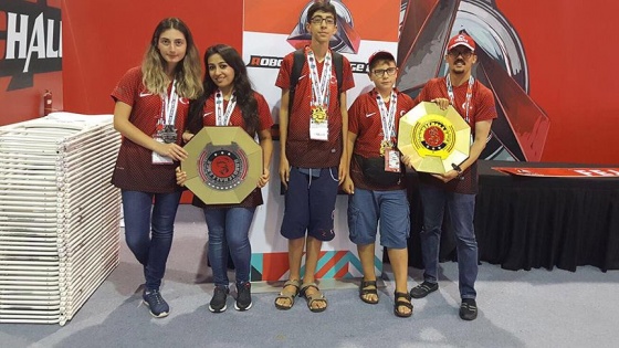 Antalya robot takımı dünya şampiyonu oldu