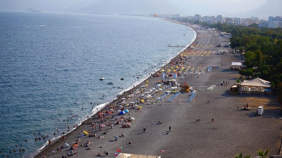 Antalya sahillerini görmeye milyonlar geliyor