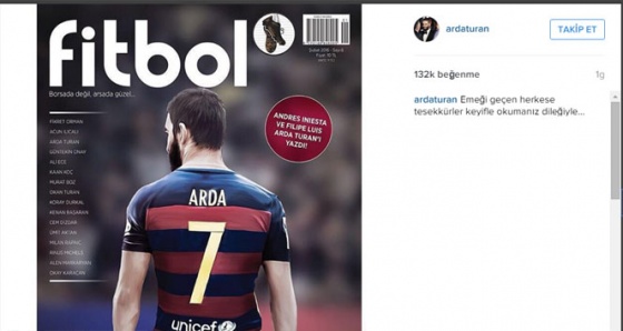 Arda Turan, &#39;Fitbol&#39; dergisine kapak oldu