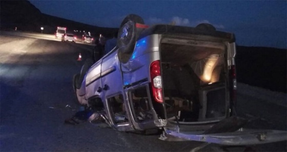 Ardahan'da trafik kazası 1 ölü, 1 yaralı