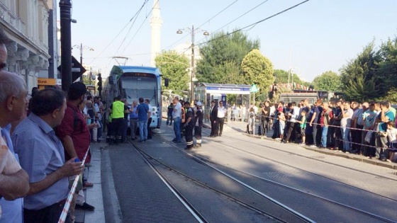 Arıza, tramvay seferlerini aksattı