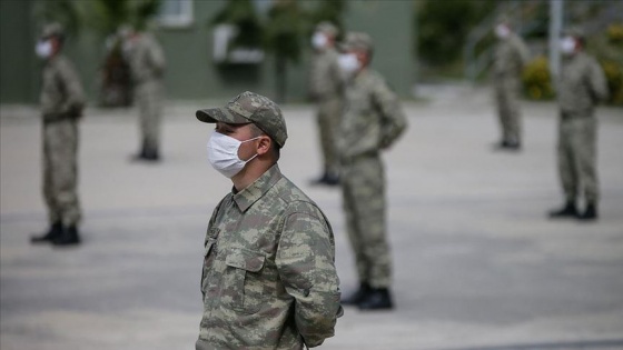 Askeri birlikte koronavirüs tedbirleri üst seviyede