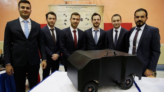 Askerler için yük taşıyabilen otonom robot ürettiler