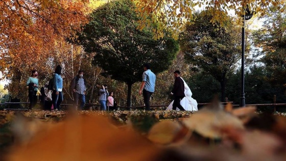 Ata Botanik Park'ın sonbahar renkleri büyülüyor