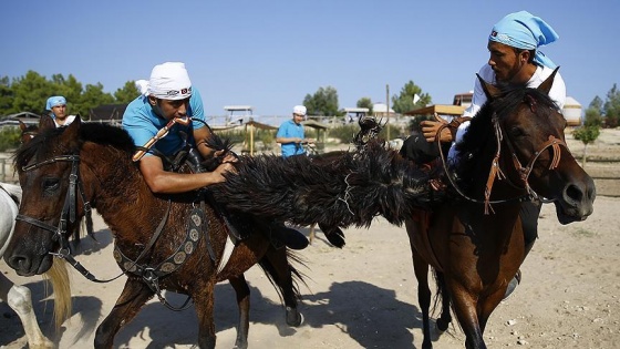 Ata sporu Gökbörü Antalya'da yaşatılıyor