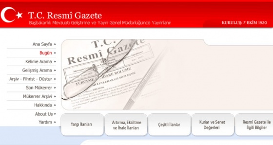 Atama kararları Resmi Gazete’de yayımlandı