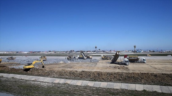 Atatürk Havalimanı'ndaki hastane inşaatında hummalı çalışmalar sürüyor