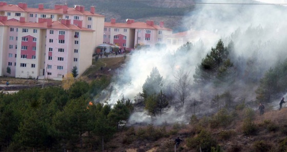 Ateşle oynayan çocuklar, 5 dönüm ormanlık alanı yaktı